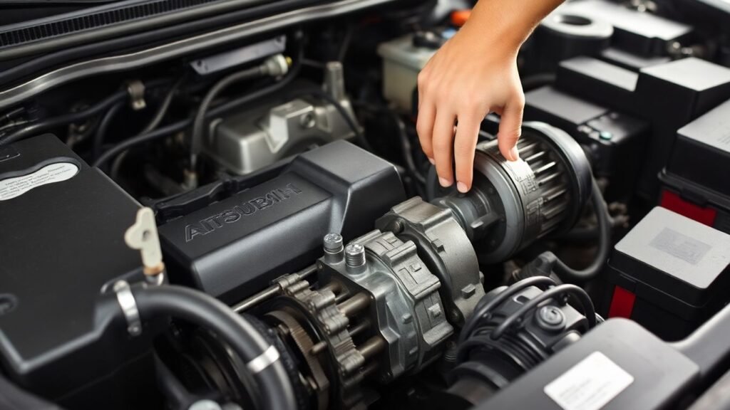 Mitsubishi Outlander engine and transmission service